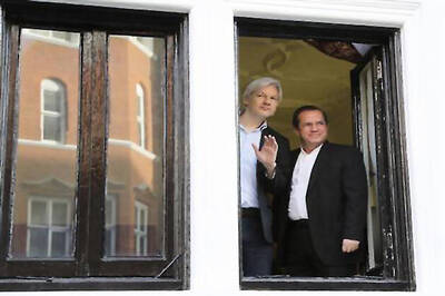 A year on, Julian Assange stays put in Ecuadorean Embassy in London