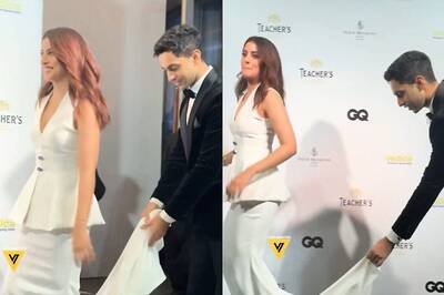 Agastya Nanda Gives Sibling Goals as He Fixes Navya Naveli Nanda's Gown, Video Goes Viral