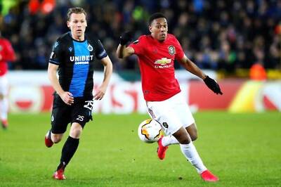 Europa League: Anthony Martial Grabs Key Away Goal as Manchester United Draw Club Brugge 1-1