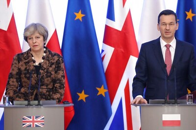 Britain's May Dubbed 'Madam Brexit' by Translator in Warsaw