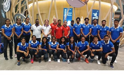 Indian Men's and Women's Teams Leave for Lausanne for FIH Hockey5s