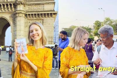 Russian Influencer's Interaction with Indian Photographer At Gateway of India Is Just Adorable
