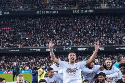 Goncalo Guedes Helps Valencia Edge Athletic Bilbao 1-0 and Enter Copa Del Rey Final