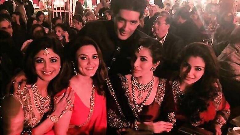 Photo of the day: Shilpa Shetty, Preity Zinta, Raveena Tandon dazzle at Sanjay Hinduja's wedding