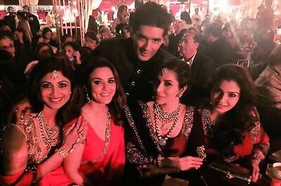 Photo of the day: Shilpa Shetty, Preity Zinta, Raveena Tandon dazzle at Sanjay Hinduja's wedding