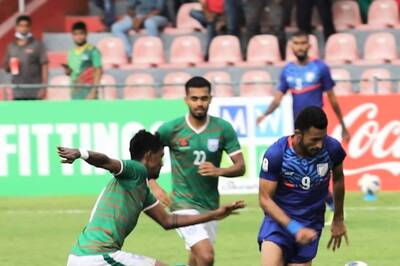 Sunil Chhetri Scores But India Held to Draw by 10-man Bangladesh in SAFF Championship Opener