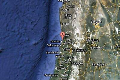 Magnitude 6.5 earthquake shakes central Chile