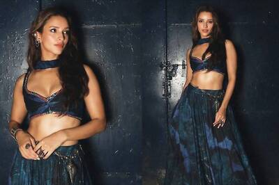 Triptii Dimri Is Festive Ready In This Contemporary Ethnic Blue Lehenga