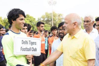 Deputy CM Manish Sisodia Inaugurates Shaheed Bhagat Singh Football Cup