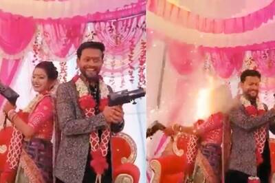Wedding Stunt Gone Wrong: Sparkle Gun Explodes on Bride's Face As Couple Poses For Camera