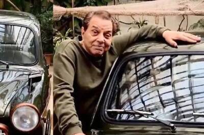 Watch: Veteran Actor Dharmendra Shares Glimpse of His 60 Year Old Fiat 1100