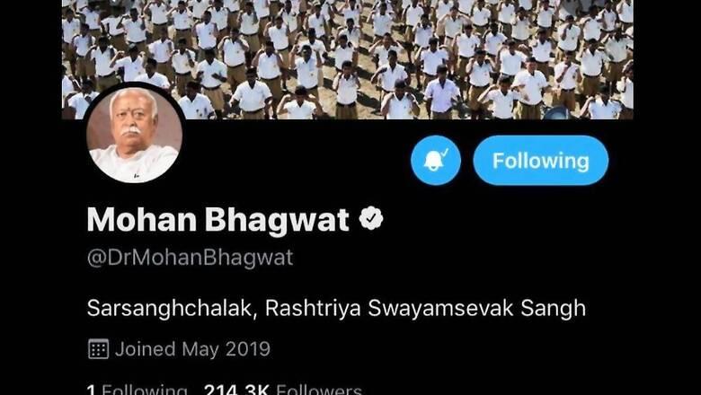 Ticked Off: After VP Naidu, Twitter Restores Blue Badge on RSS Chief Mohan Bhagwat's Account