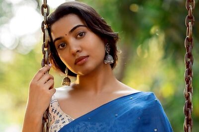 Actress Shivathmika Rajashekar's Blue Saree Is Perfect Sangeet Wear