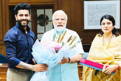 'Had a Great Conversation Covering Several Topics..': Ravindra Jadeja, Wife Rivaba Meet PM Narendra Modi