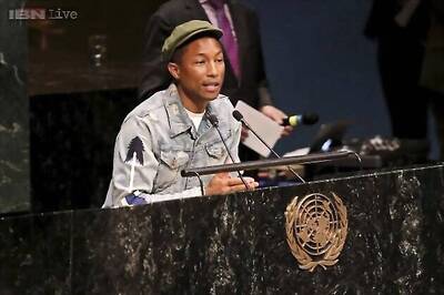 We only have one home: Pharrell Williams urges action on climate change