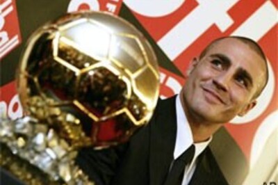 Fabio Cannavaro named Europe's best