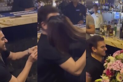Arbaaz Khan Goes Down On His Knees, Gets a Kiss From Sshura Khan; Unseen Proposal Video Goes Viral