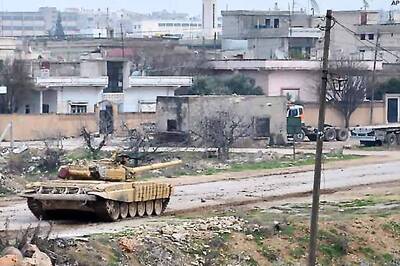 Syrian army advances in countryside of Damascus