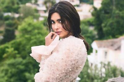 Diana Penty Makes a Statement in a Bubble Wrap Lookalike Dress