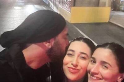 Ranbir Kapoor Plants A Kiss On Sister Karisma Kapoor's Cheeks, Alia Bhatt Holds Her Close; NYC Pic Goes Viral