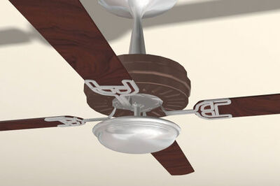 How to Install a Light on a Ceiling Fan