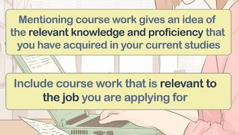 How to Mention Relevant Coursework in a Resume