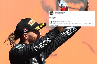Lewis Hamilton Responds to Nelson Piquet, Says 'Archaic Mindsets' Must Change