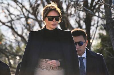 'Well' Melania Trump Makes First Public Appearance in a Month