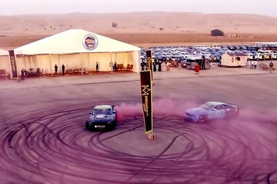 Ford Mustangs Drift to Set World Record For Largest Tyre Mark Image