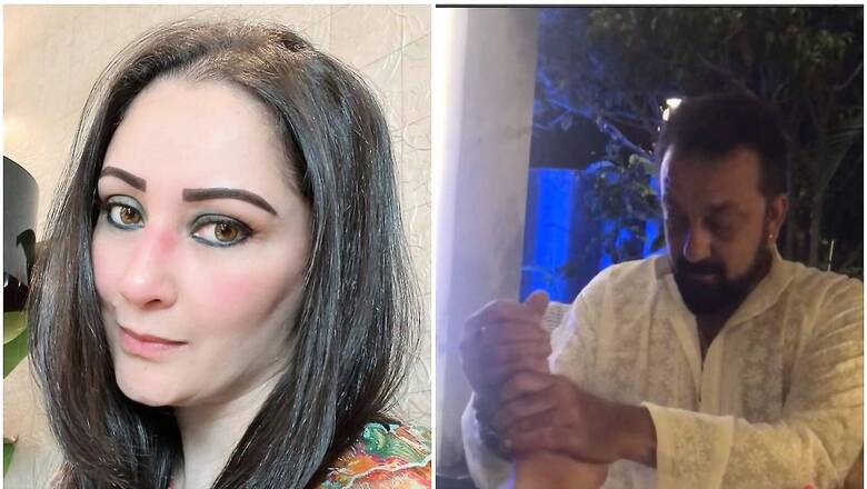 Sanjay Dutt Steals Hearts in Maanayata's Anniversary Post by Giving Her Foot Massage, Watch Video