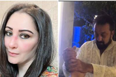 Sanjay Dutt Steals Hearts in Maanayata's Anniversary Post by Giving Her Foot Massage, Watch Video