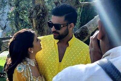 Varun Tej Holds Lavanya Tripathi Close, Couple Twin in Yellow In LEAKED Haldi Photos
