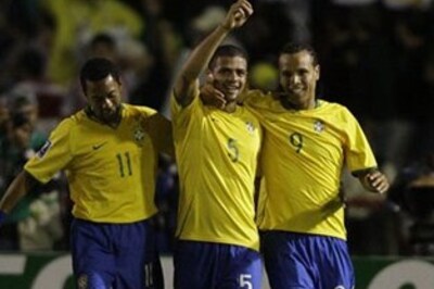 Brazil take top spot after demolishing Peru