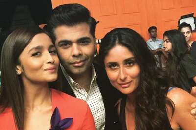 Photo of the day: Karan Johar poses with his beloved ladies