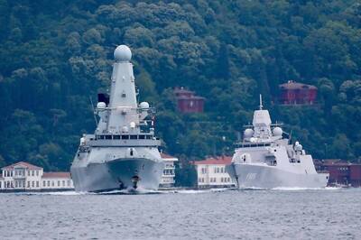 Russia Fires Warning Shots at British Ship in Black Sea for 'Violating Territorial Waters'