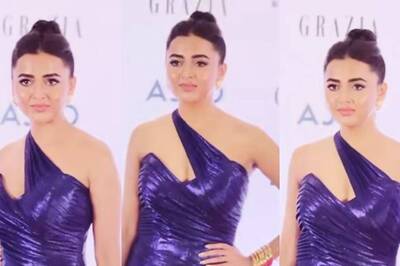 Tejasswi Prakash Shines Bright In a Bold Purple Outfit, Fans Call Her 'Pretty and Hot'