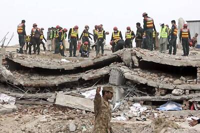 Death toll in Pakistan's factory collapse rises to 31