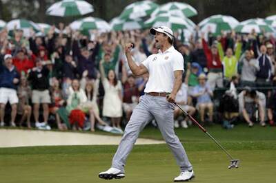 Adam Scott becomes the first Australian to win Masters