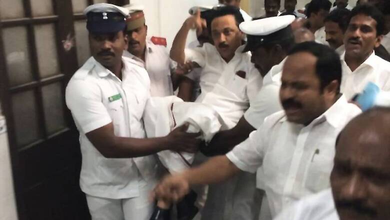 88 DMK MLAs Suspended, Forcibly Evicted from Tamil Nadu Assembly