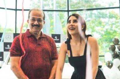 Nikki Tamboli Gifts Herself a Plush Car, Performs Puja With Her Father, See Post
