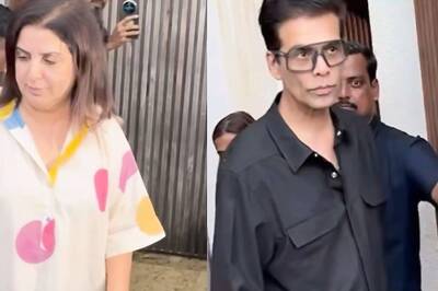 Farah Khan AVOIDS Posing For Paps At Her Mom's Prayer Meet; Karan Johar, Farhan Akhtar Attend | Watch