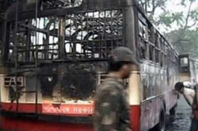 Bengal unites in shutdown; buses torched, flights hit