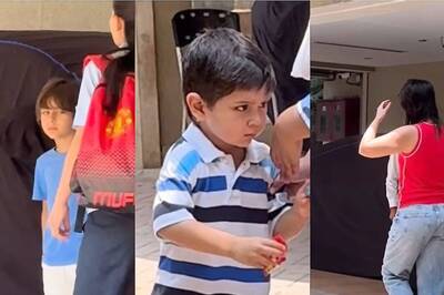 Kareena Kapoor Khan Looks Chic In Casuals, Gets Papped With Her Kids Taimur And Jeh; Fans React