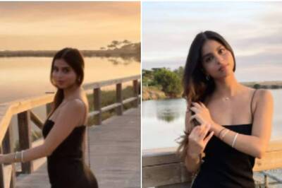 Suhana Khan Looks Stunning in Her Black Dress in Golden Hour Pics