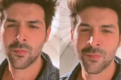 Kartik Aaryan Looks Handsome As He Recreates Solar Eclipse While On Set, Says ‘Aaj Ka Surya Grahan’