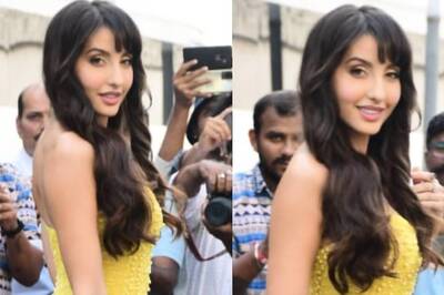 Hotness Overloaded! Nora Fatehi Oozes Oomph In Cleavage-baring Sexy Bodycon Gown; Watch Video