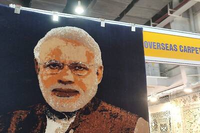 UP International Trade Show: A Melange of PM Modi on Wall Art, Drones, Men in Suits, And Farmers in Chappals
