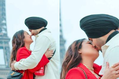 Neha Kakkar Kisses Rohanpreet Singh Passionately In Front Of Eiffel Tower; See Pics