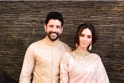 Farhan Akhtar-Shibani Dandekar: Couple Steps Out for the First Time in Sabyasachi and Anamika Khanna Ensembles