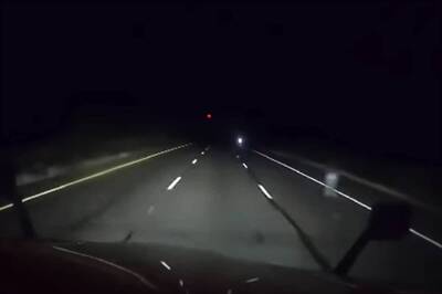 Spine-Chilling: Trucker's Dashcam Captures 'Ghostly' Figure Walking Alone On Highway